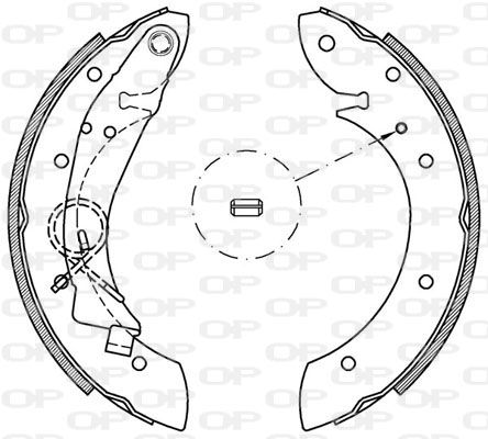 OPEN PARTS Jarrukenkäsarja BSA2160.00